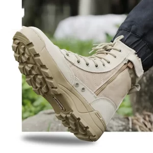 Men Tactical Work Boots Outdoor Hiking Shoes